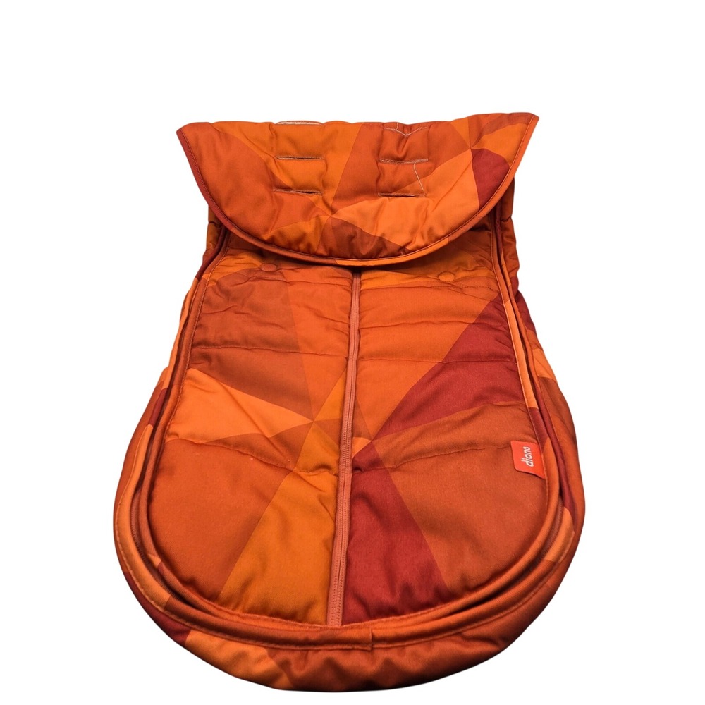 Diono All Weather Stroller Footmuff Universal Fit Orange Geometric Bunting Bag
